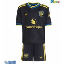 Manchester United Joshua Zirkzee #11 Rezervni Dres za djecu 2025-26 Kratak Rukav (+ Kratke hlače)